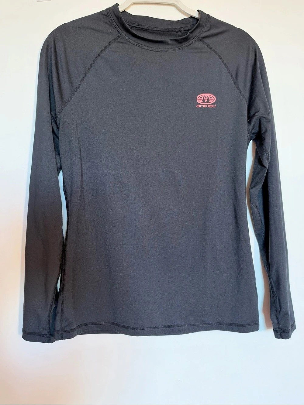 Animal Piste Womens Base Layer Top Black Long Sleeve